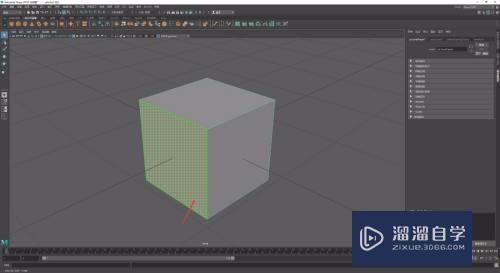 Maya怎样删除立方体某个面(maya怎么删除一个面)