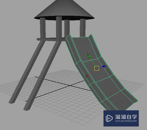 Maya怎么建模一个滑梯(maya怎么建模一个滑梯的物体)