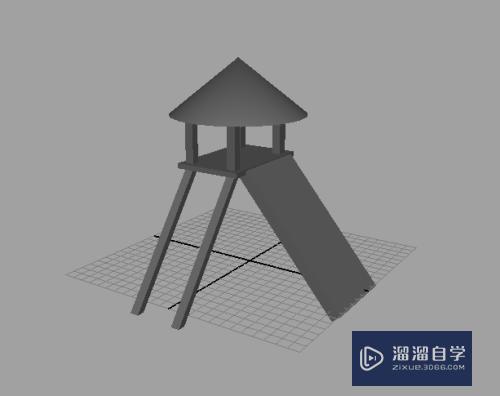 Maya怎么建模一个滑梯(maya怎么建模一个滑梯的物体)