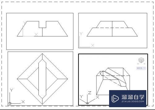 Auto CAD获取三维实体模型的二维视图