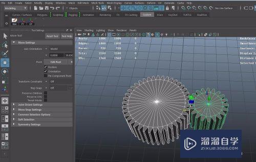 Maya怎么制作齿轮以及其间的动画传动(maya怎么制作齿轮以及其间的动画传动)