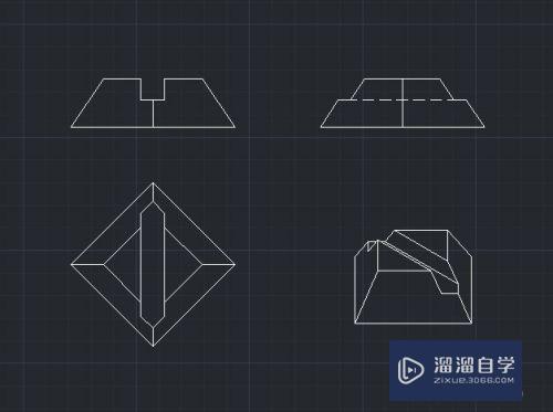 CAD如何获取三维模型的二维视图(cad三维模型怎么出二维图纸)