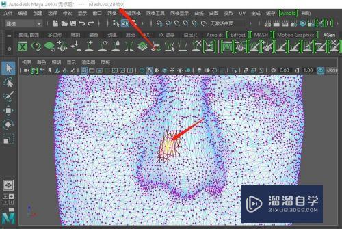 Maya查找模型顶点索引及顶点个数的方法(maya显示顶点)