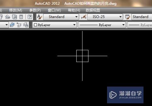 CAD怎么画蓝色的月亮(cad怎么画蓝色的月亮图)