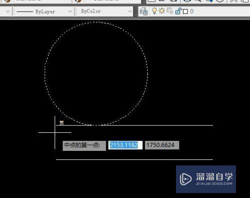 CAD如何画出两根线段的中点(cad如何画出两根线段的中点和中点)