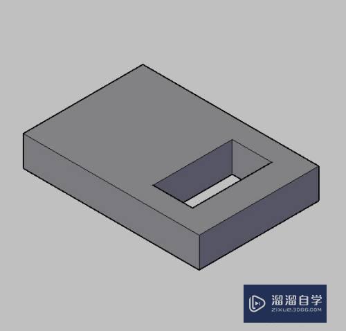 CAD怎么挖出长方体其中一部分(cad怎么挖出长方体其中一部分的图形)