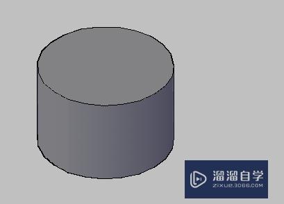 AutoCAD使用入门：[7]绘制圆柱体