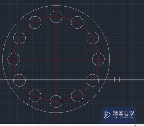 CAD中怎么使用阵列命令画图？