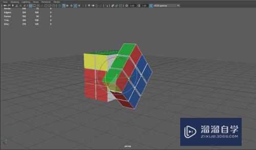 Maya怎么创建魔方以及快速调节任意旋转(maya怎么做魔方)
