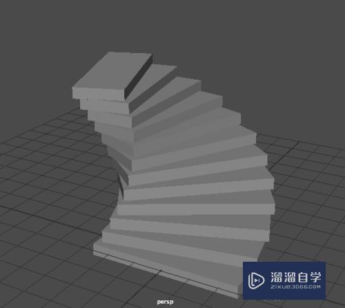 Maya怎么制作旋转楼梯(maya制作旋转楼梯实验内容和过程记录)