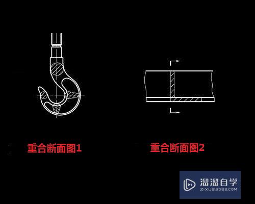 CAD剖视图与断面图怎么画(cad剖视图断面线画法)