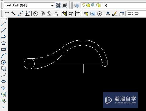 CAD直线和圆工具怎么画出复杂图形