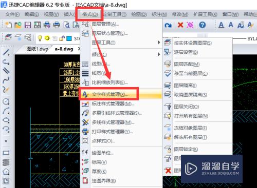 CAD图形文字样式怎么管理