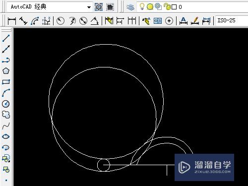 CAD直线和圆工具怎么画出复杂图形