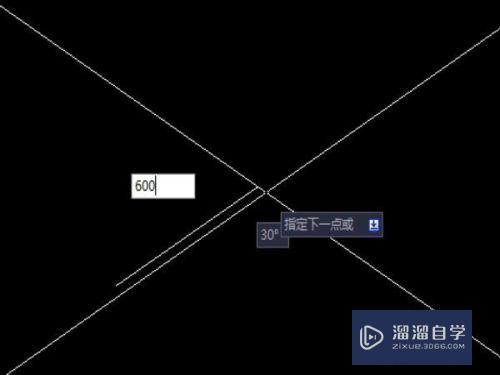 在CAD中用斜二测方法绘制长方体