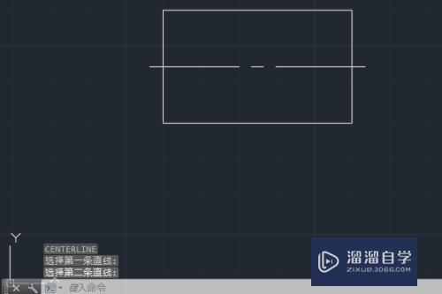 CAD怎么给矩形创建中心线(cad如何绘制矩形中心线)