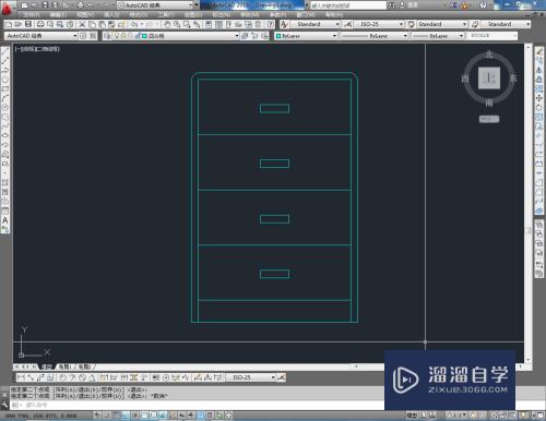 CAD怎样绘制四斗柜平面图(cad怎样绘制四斗柜平面图纸)