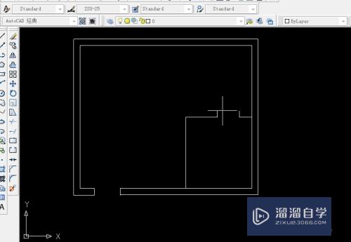 CAD2008房里结怎么画(cad怎样画房间结构图)