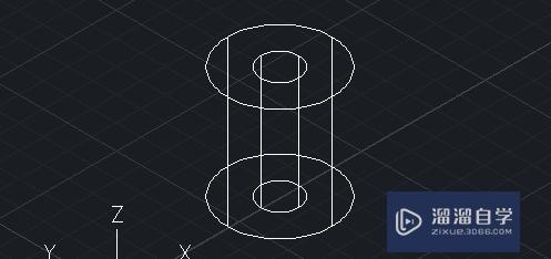 CAD怎样绘制空心的圆柱体(cad怎样绘制空心的圆柱体图)