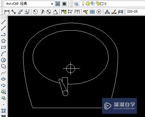 CAD如何绘制洗手池图？