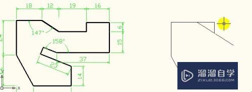 CAD怎么用坐标的正负、角度的正负关系作图(cad坐标标注正负号怎么显示)