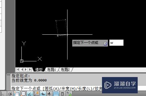 AutoCAD如何用多段线命令画实心的回形？