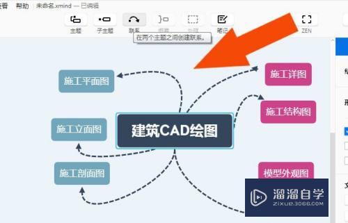 XMind怎样绘制建筑CAD导图(xmind怎么绘制)