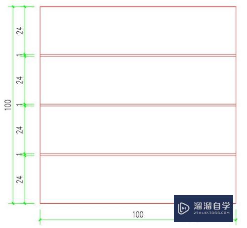 CAD怎样快速绘制等分层板(cad如何等分图形)