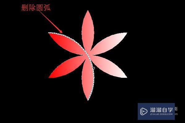 CAD怎么绘制花朵？