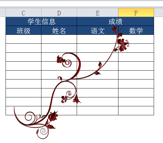 excel里面如何让图片悬浮在文字上面?