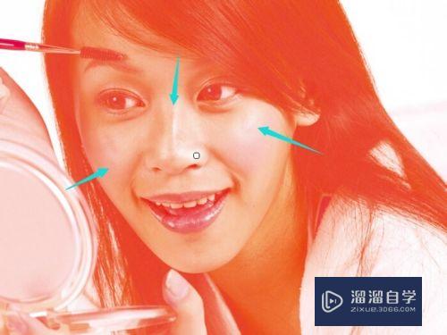 如何用Photoshop修正人物面部高光(ps调整人物面部高光)