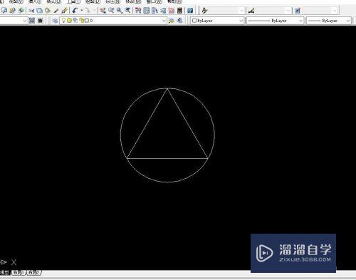 CAD怎样绘制三角形内切于圆(cad怎么绘制三角形内切圆)