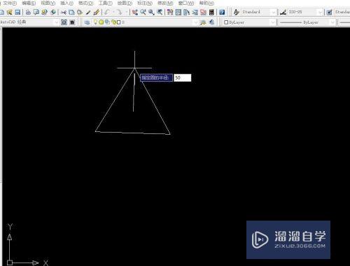 CAD怎样绘制三角形内切于圆(cad怎么绘制三角形内切圆)