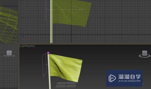 3DMax2014简易的旗帜飘动动画