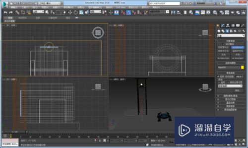 3DMax如何设置盏泛光灯？