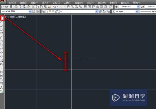 CAD如何画直埋敷设和引上保护标示图标