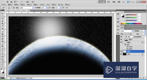 怎么用PS合成一个星球(怎么用ps合成一个星球图片)