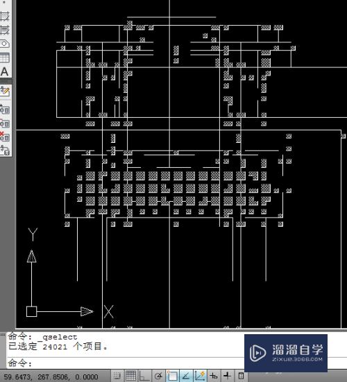 CAD选择去除相同图形的方法