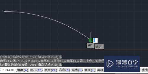 CAD中怎么画直线箭头和弯曲箭头？