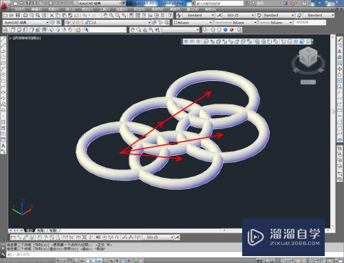 CAD怎样制作三维圆环(cad怎样制作三维圆环图)