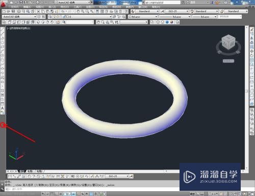 CAD怎样制作三维圆环(cad怎样制作三维圆环图)