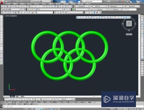 CAD怎样制作三维圆环(cad怎样制作三维圆环图)