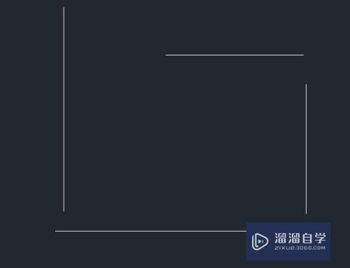 CAD四条不相交直线怎么合并成矩形(cad四条不相交直线怎么合并成矩形图)