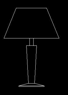 CAD如何绘制简易台灯平面图(cad如何绘制简易台灯平面图纸)