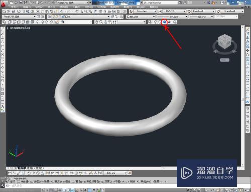 CAD怎样制作三维圆环(cad怎样制作三维圆环图)