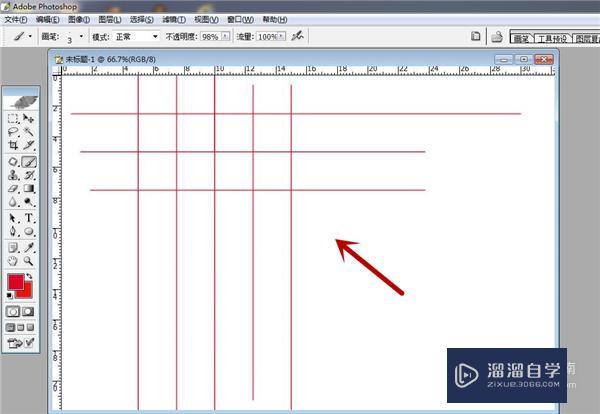 怎么在PS画网格线(怎么在ps画网格线框)