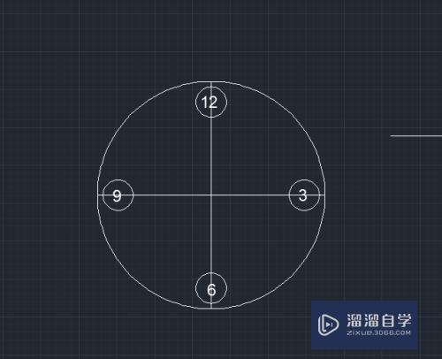 CAD中利用阵列工具制作简易表盘