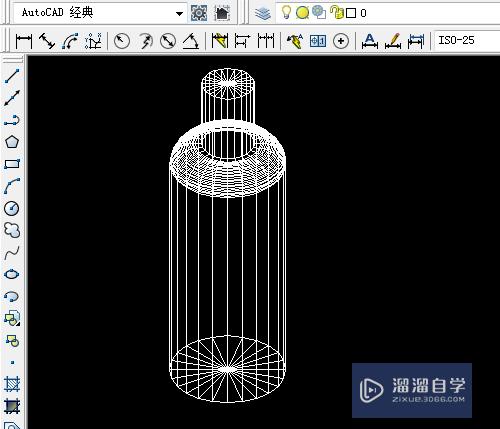 CAD旋转网格怎么画出瓶子图形(cad旋转网格怎么画出瓶子图形)