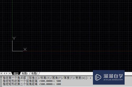 利用CAD指令画矩形