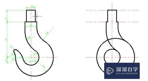 CAD怎样绘制出吊钩(cad怎样绘制出吊钩图)